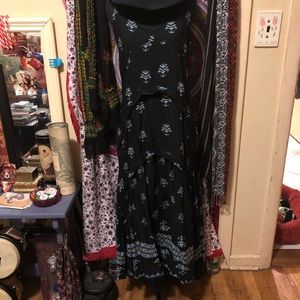 🔅Navy Blue Patterned Maxi🔅